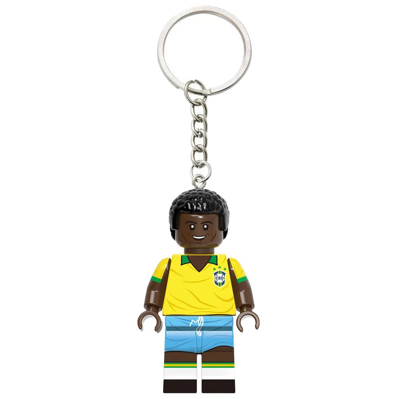 Brazilian Crown Jewel (National Kit) | Custom Minifigure Keychain