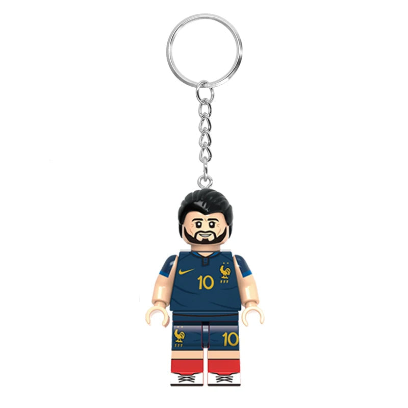 French Gallic Maestro (National Kit) | Custom Minifigure Keychain