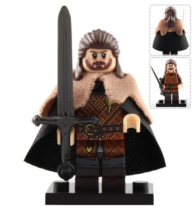 Lord Eddard Lord Edran Wolfsward (003) | Custom Minifigure