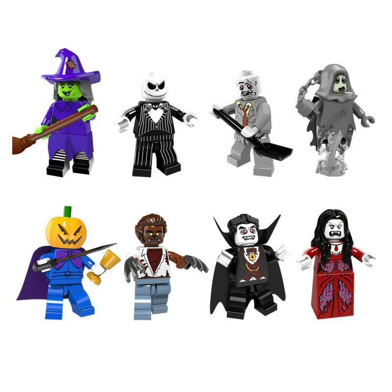 Eerie Ensemble: Spooky Minifigures | Custom BrickPack
