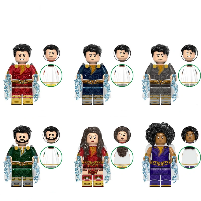 Champion Lineage: Shazam Family Pack | Custom BrickPack