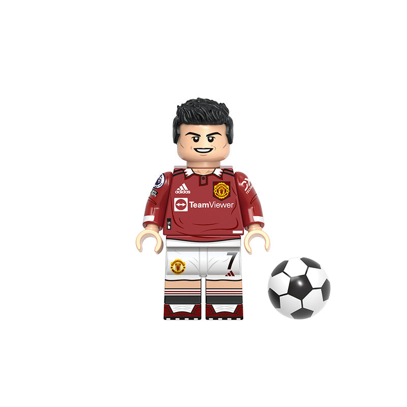CR7 Portuguese Striker (MU Club Kit) | Custom Minifigure