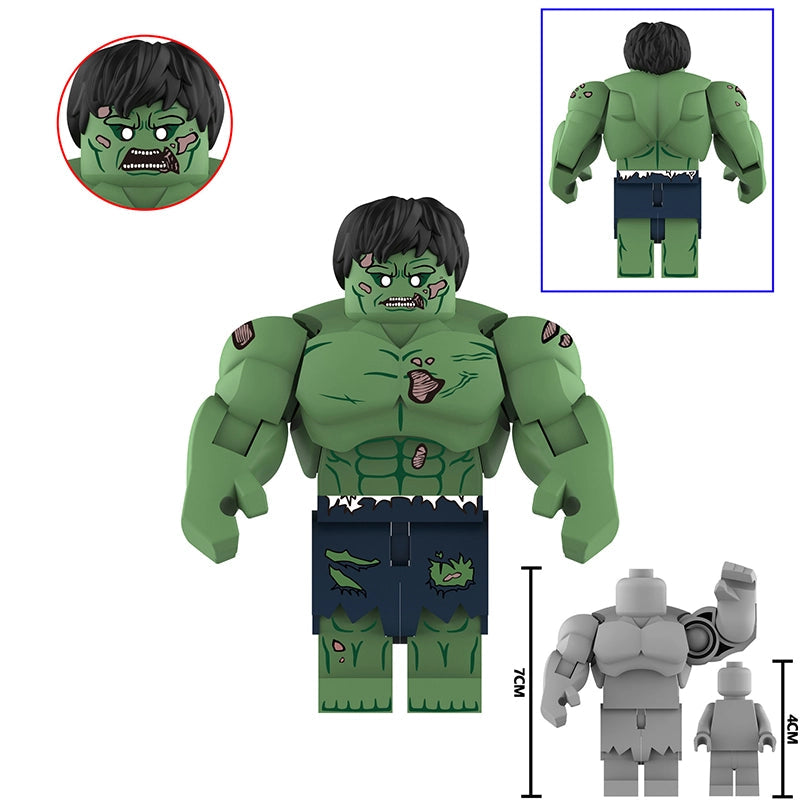 Zombie Hulk (001) | Custom Minifigure