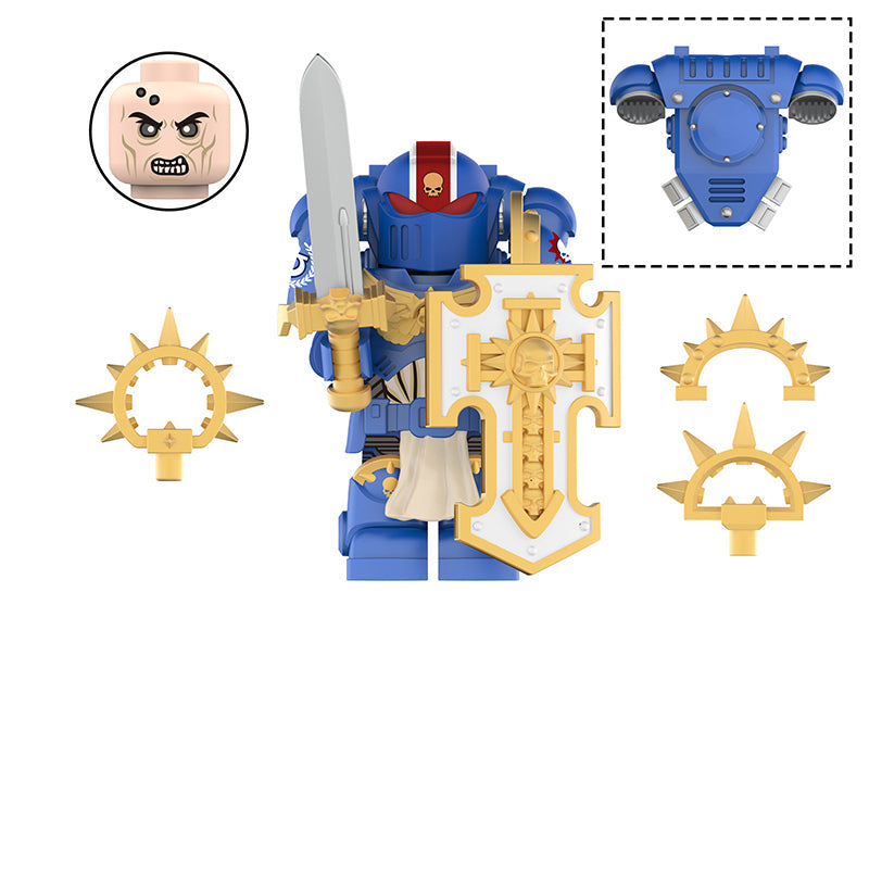 Azure Legion Veteran (001) | Custom Minifigure