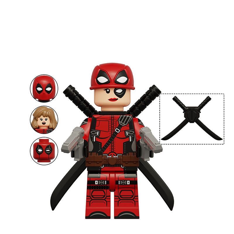 Female Scarlet Mercenary (001) | Custom Minifigure