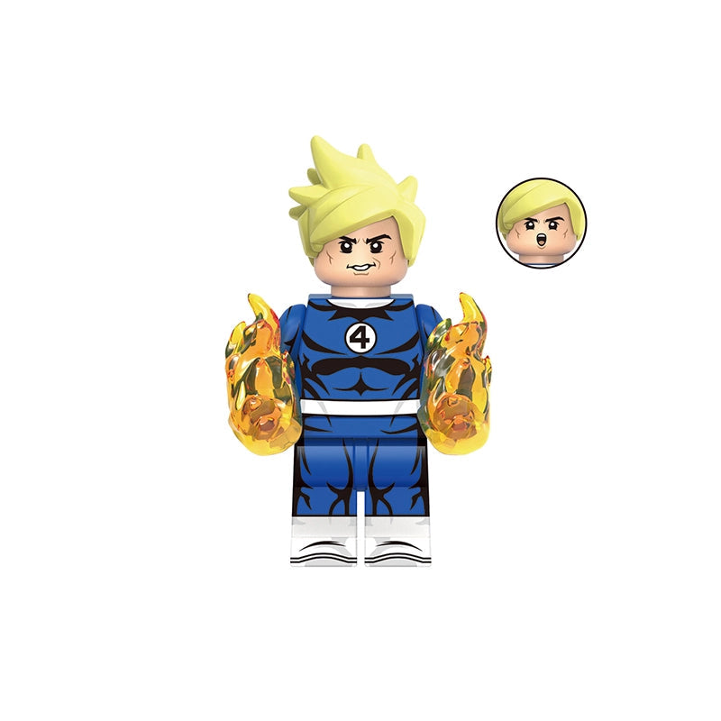 Flaming Hero (001) | Custom Minifigure