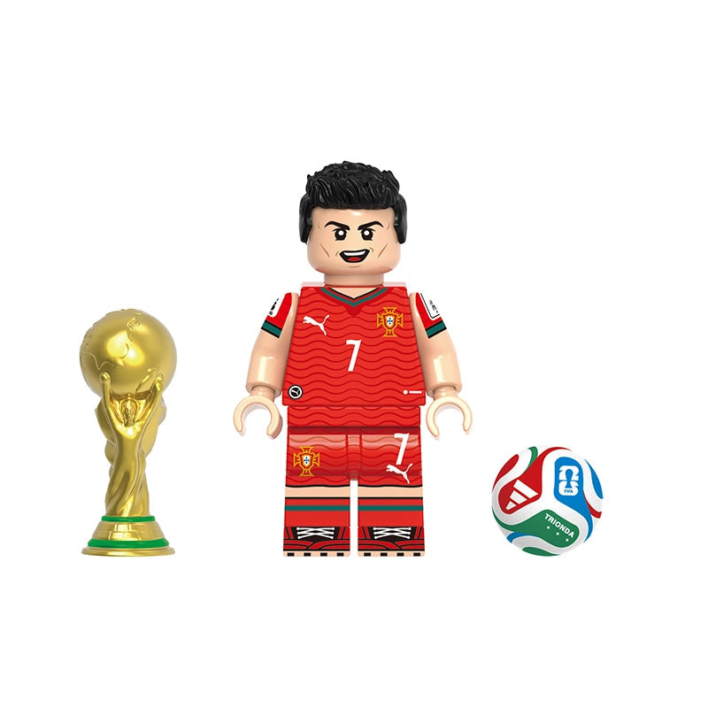 BF0783 โ Ronaldo | Custom Brick Figure