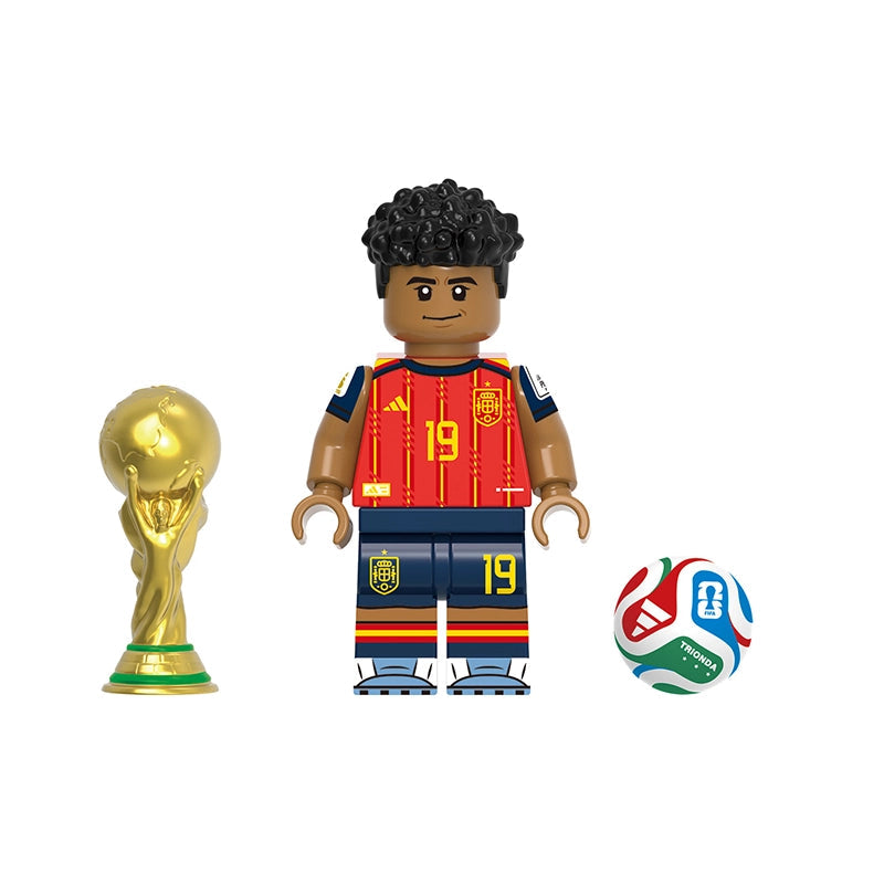BF0818 – Lamine Yamal | Custom Brick Figure