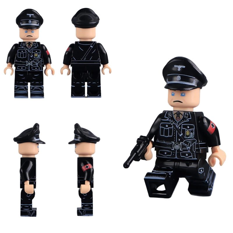 SS Obersturmbannfuhrer (001) | Custom Minifigure
