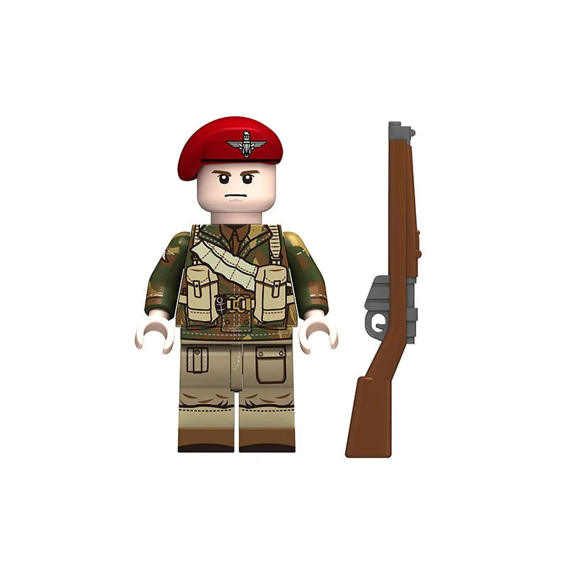 Red Devils Paratrooper (001) | Custom Minifigure