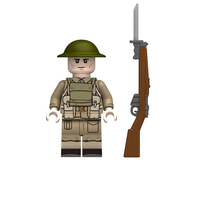British Infantryman (001) | Custom Minifigure