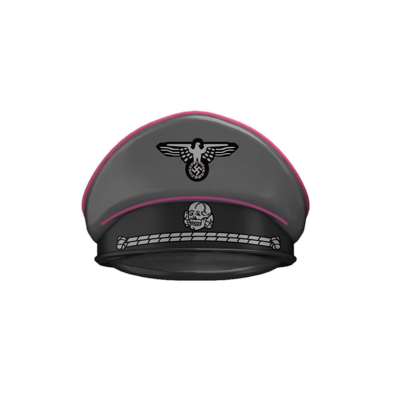 Waffen SS Panzer NCO Crusher Cap (Pink Trim) | Custom Accessory