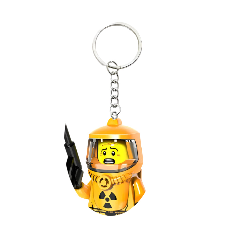 Radioactive Minifigure Keychain