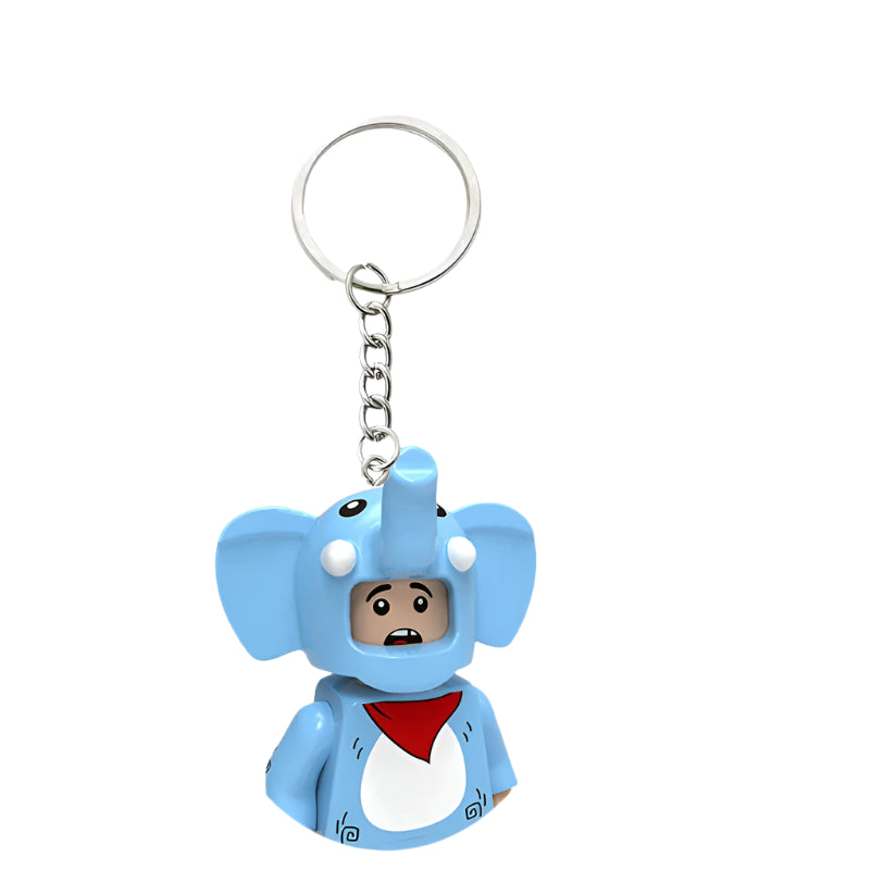 Elephant Minifigure Keychain