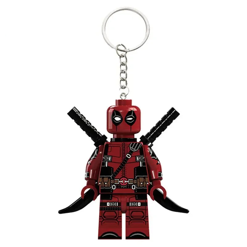 Deadpool Minifigure Keychain
