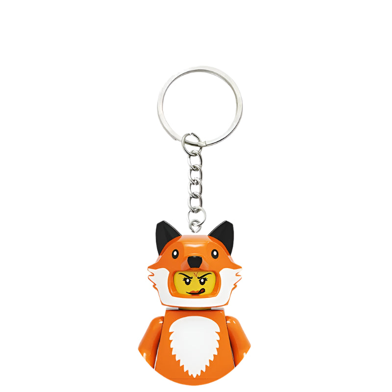 Fox Minifigure Keychain