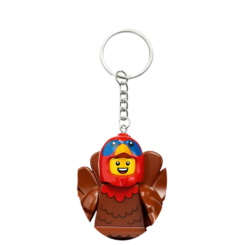 Turkey Minifigure Keychain