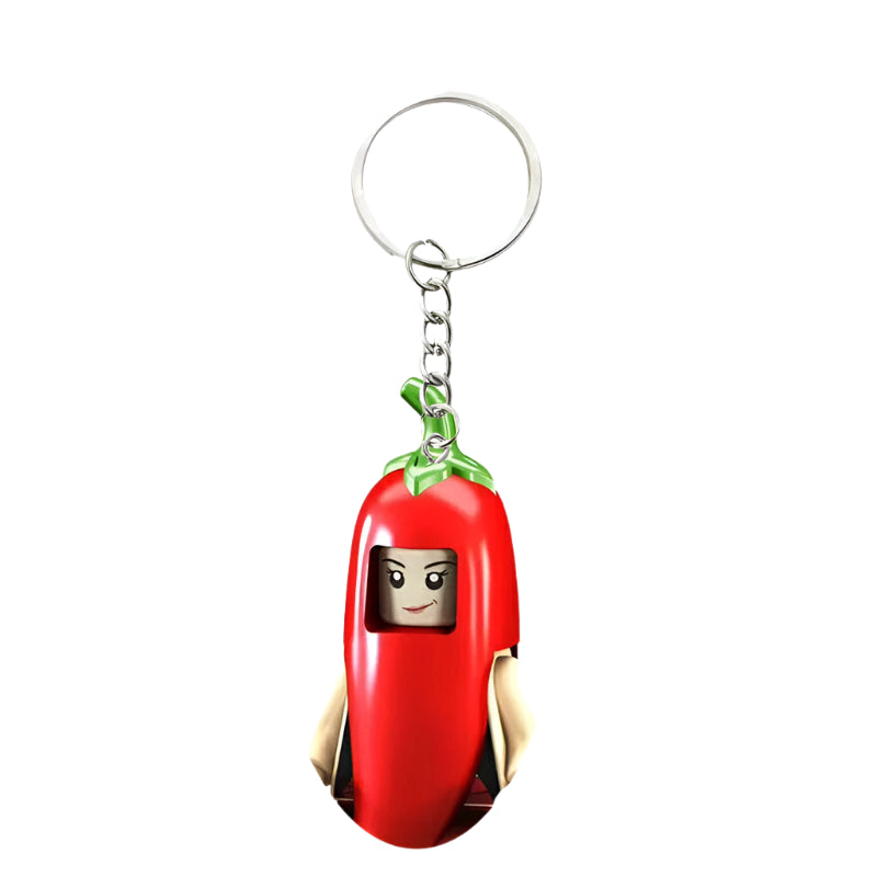 Pepper Minifigure Keychain