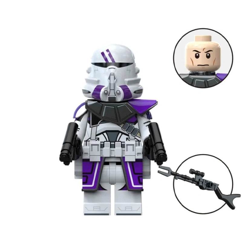 BF8143 – Amethyst Legion Trooper | Custom Brick Figure