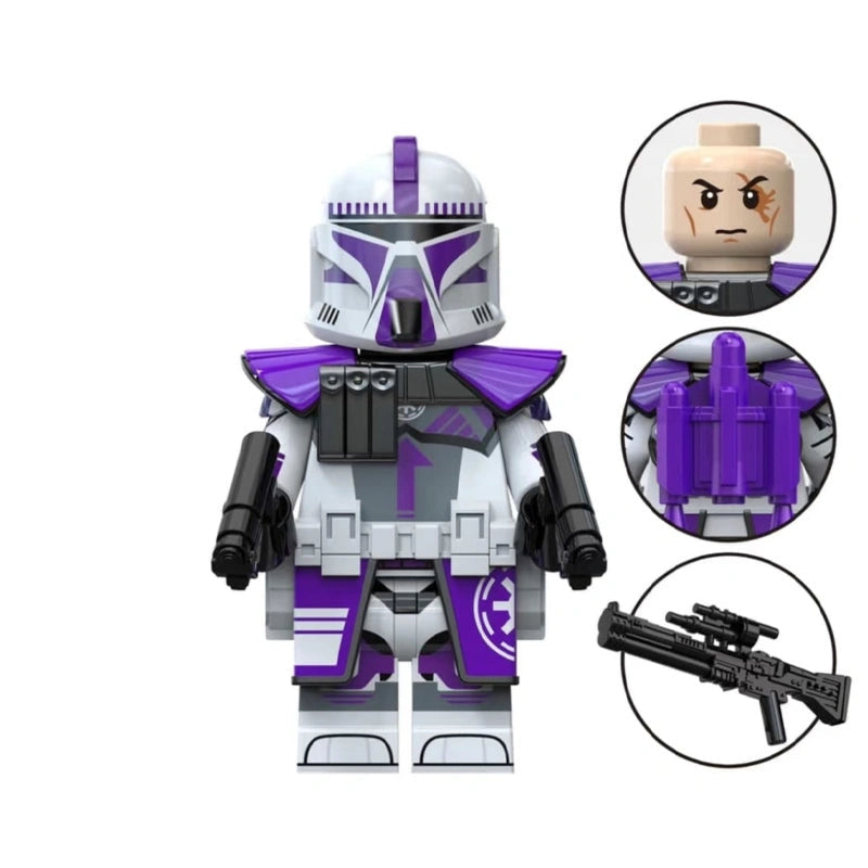 BF8146 – Amethyst Legion Trooper | Custom Brick Figure