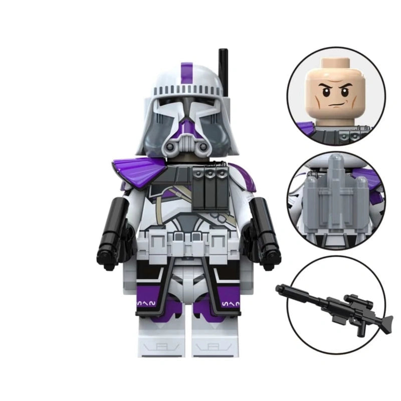 BF8147 – Amethyst Legion Trooper | Custom Brick Figure