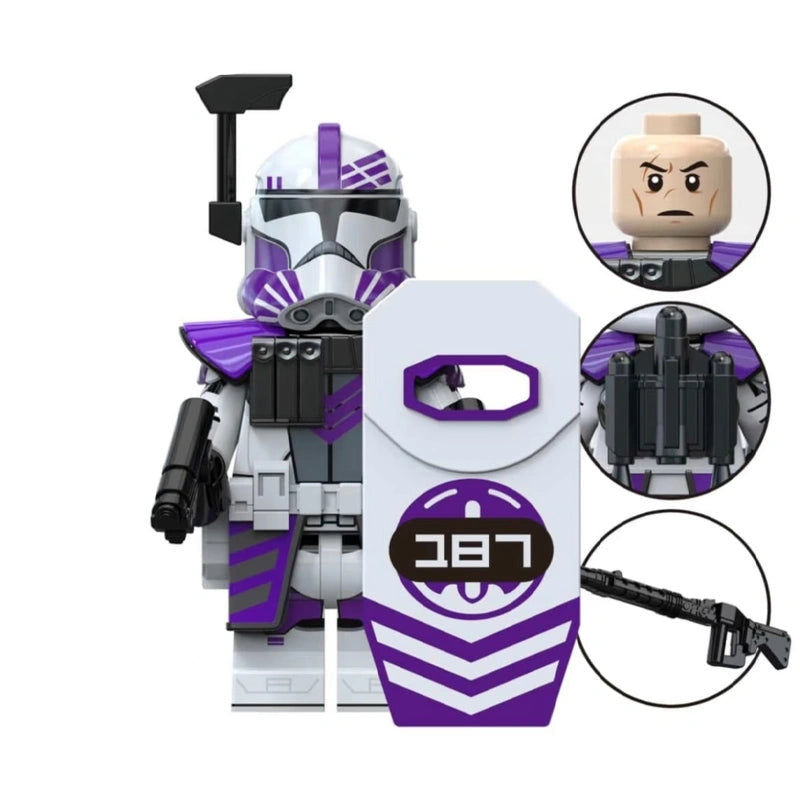 BF8149 – Amethyst Legion Trooper | Custom Brick Figure