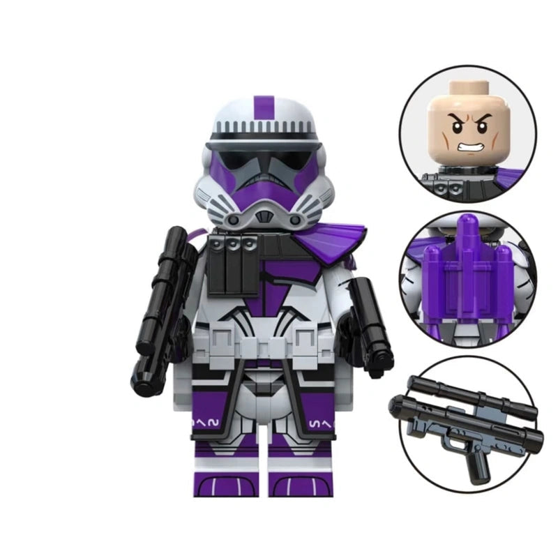 BF8151 – Amethyst Legion Trooper | Custom Brick Figure