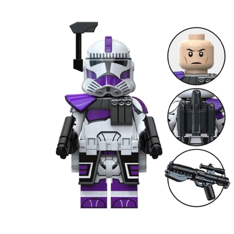 BF8152 – Amethyst Legion Trooper | Custom Brick Figure