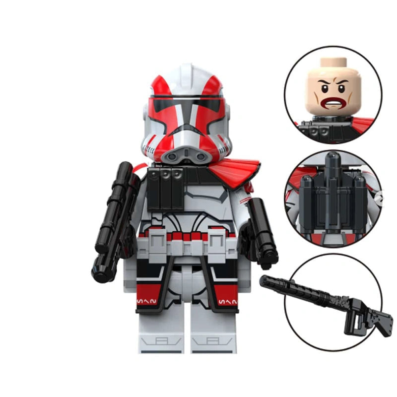 BF8157 – Crimson Legion Trooper | Custom Brick Figure