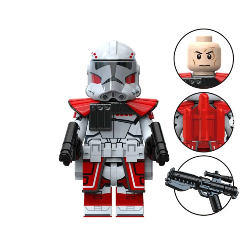 BF8158 – Crimson Legion Trooper | Custom Brick Figure