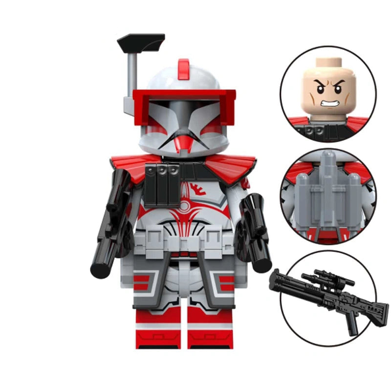 BF8162 – Crimson Legion Trooper | Custom Brick Figure