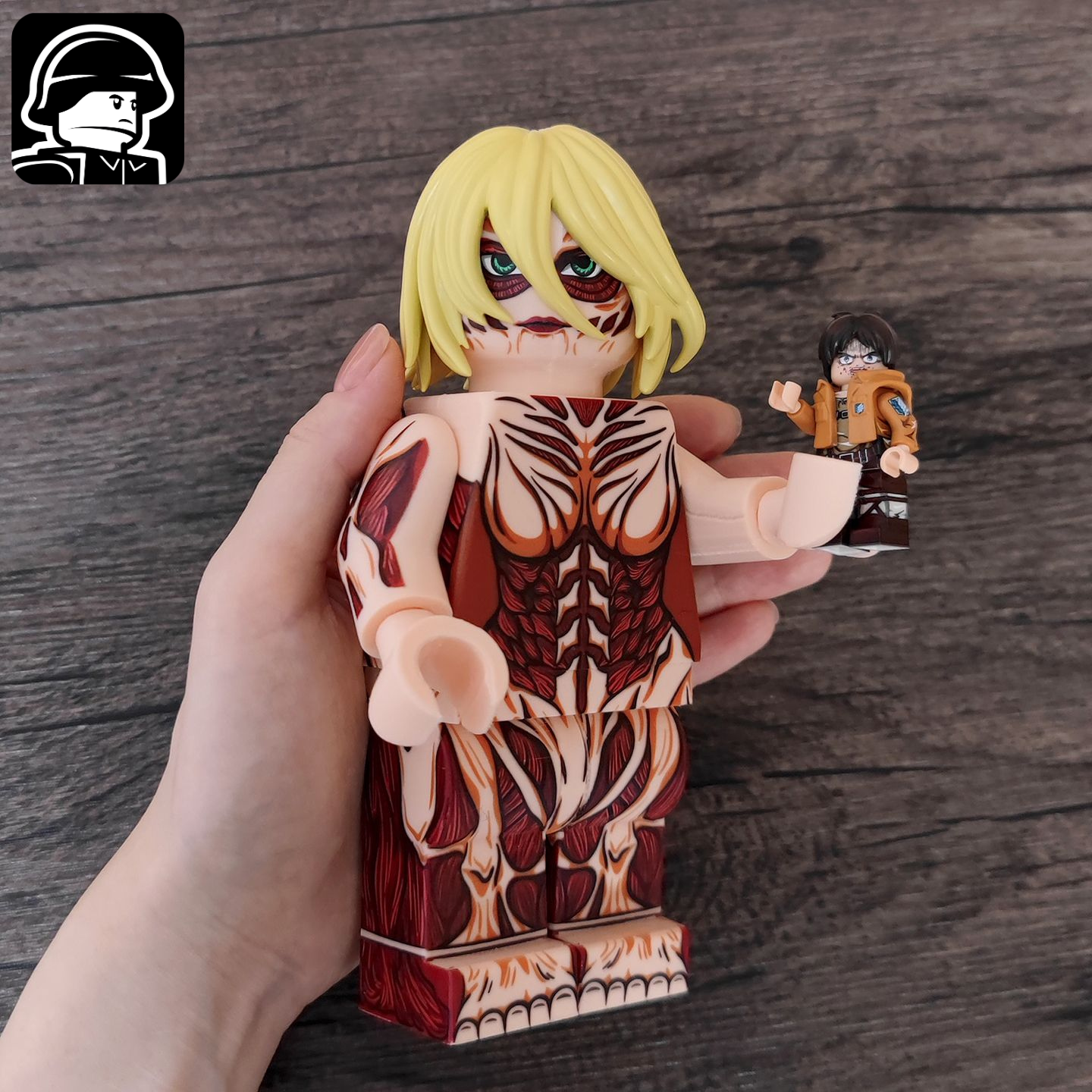 Female Titan (16.5CM) | Custom Giant Minifigure