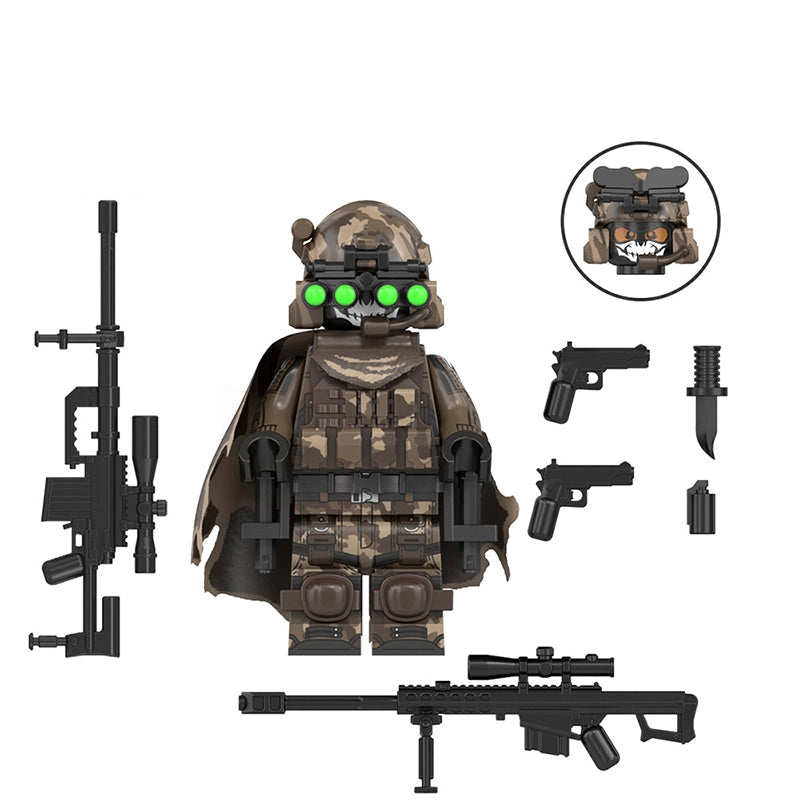 Deathmask Operative (Sniper) | Custom Minifigure