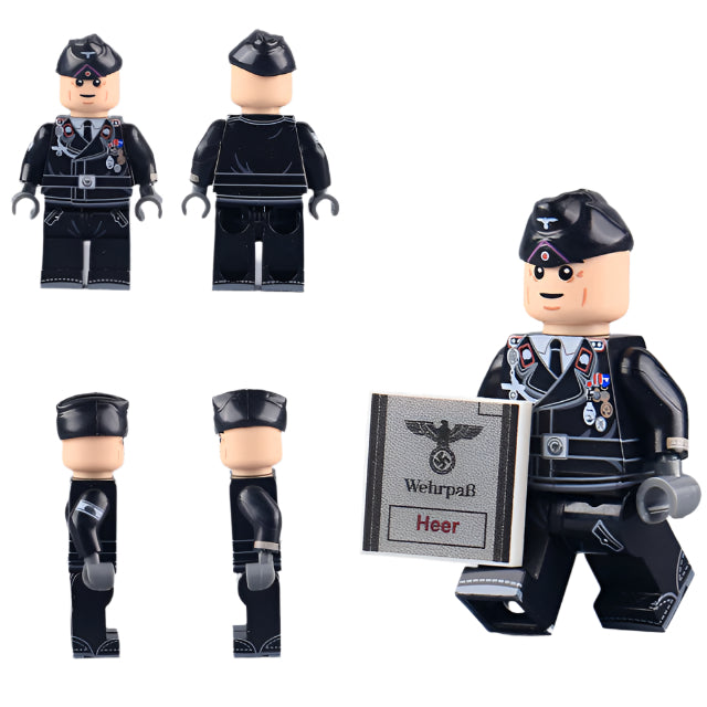 German Panzer Oberfeldwebel (001) | Custom Minifigure