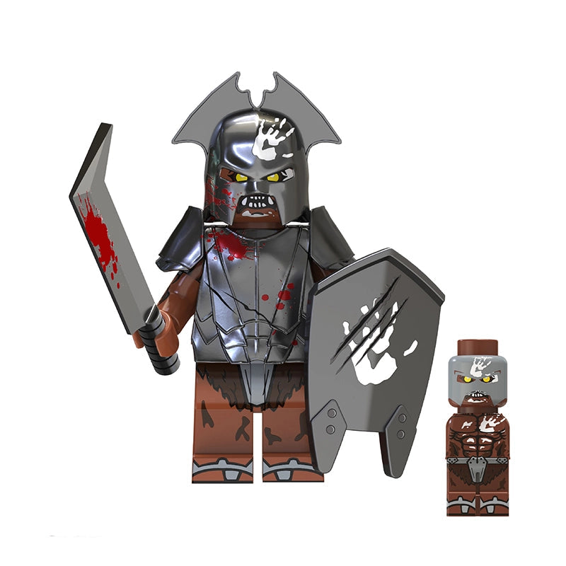 Uruk-hai Orc (015) | Custom Minifigure