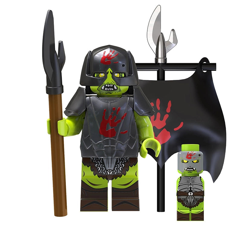 Uruk-hai Orc (017) | Custom Minifigure