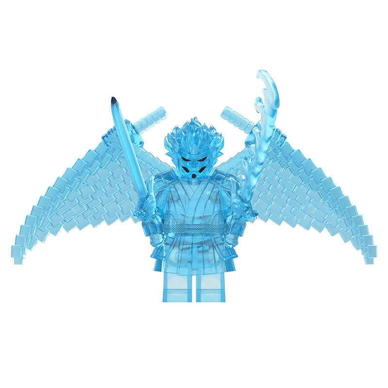 Blue figurine labeled 'Susanoo' with a sword on a white background