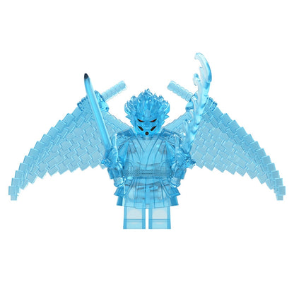 Blue figurine labeled 'Susanoo' with a sword on a white background