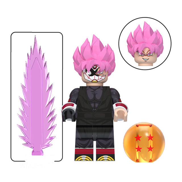 Crimson-Masked Saiyan | Custom Minifigure