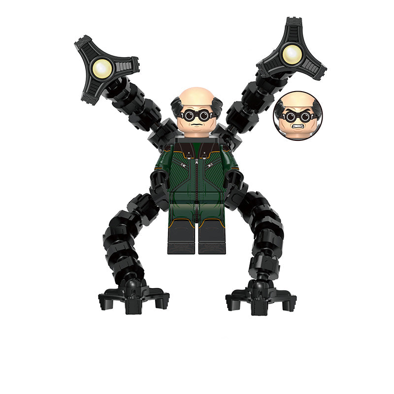 Cybernetic Tentacle Scientist (001) | Custom Minifigure