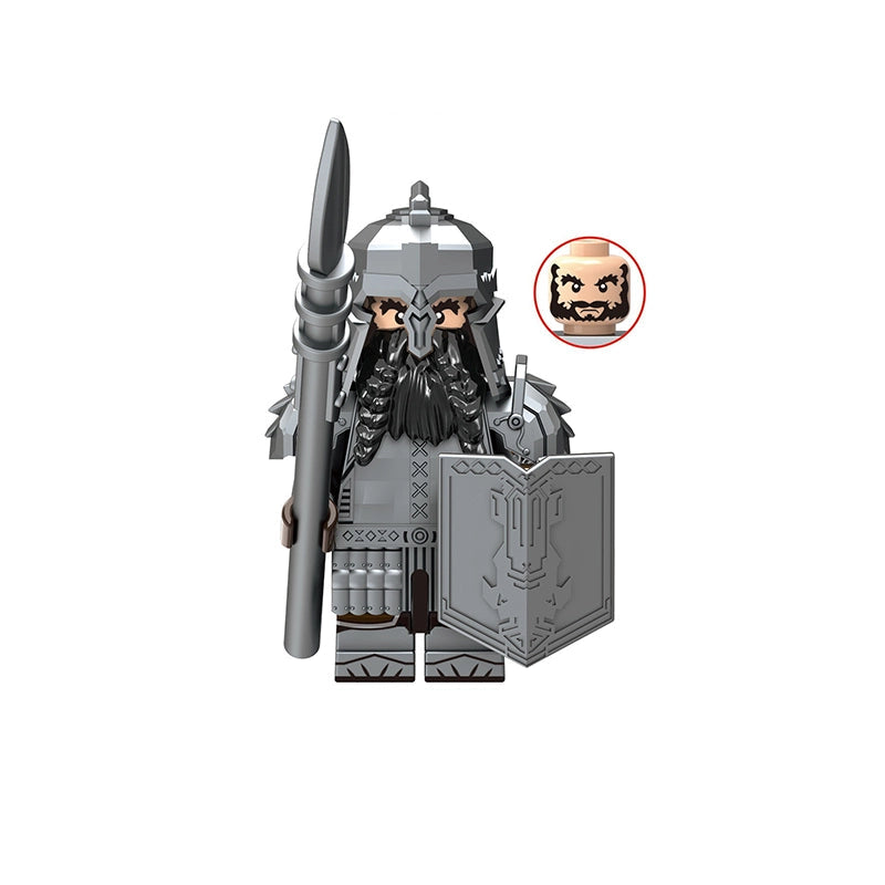 Dwarf Warrior (002) | Custom Minifigure