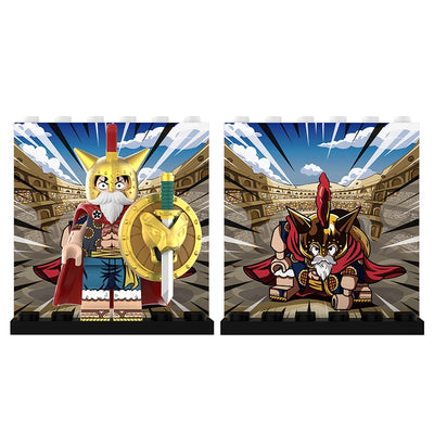 BF653 – Rubber Champion Raider | Custom Brick Figure