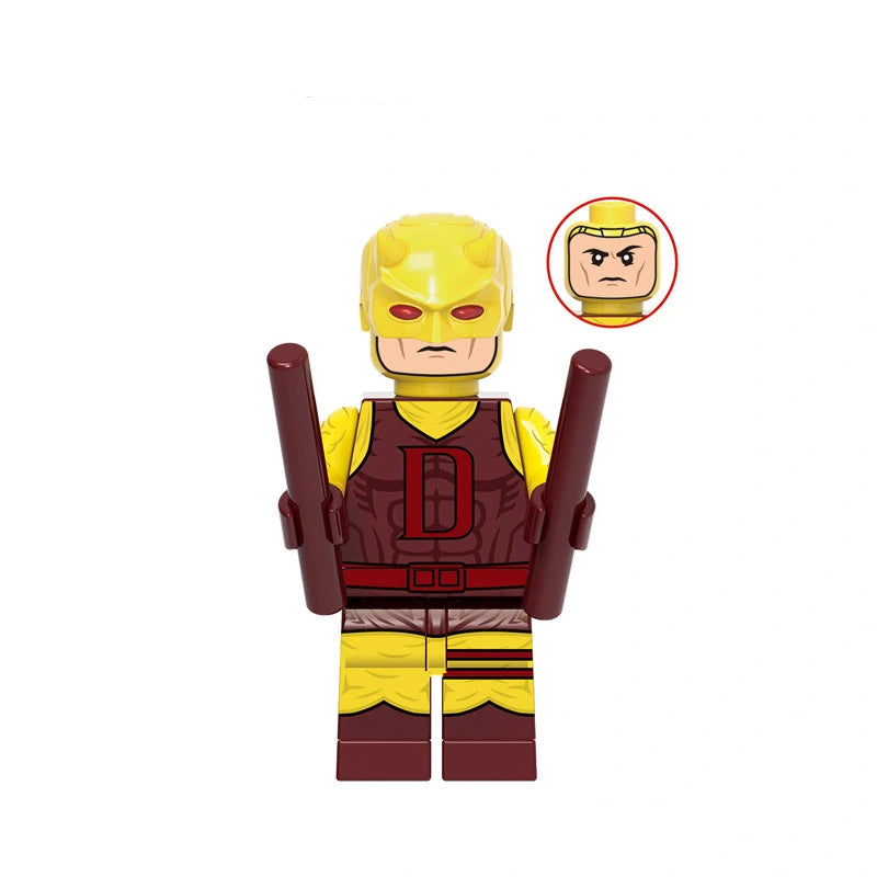 Crimson Rooftop Vigilante (006) | Custom Minifigure