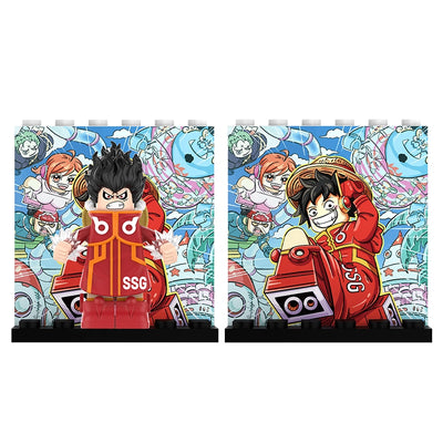 BF671 – Rubber Champion Raider | Custom Brick Figure