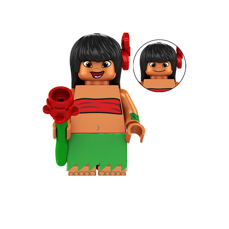 Island Girl Companion (Hula Skirt) | Custom Minifigure