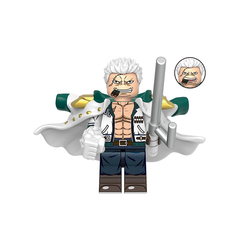 Vice Admiral White (Punk Hazard Arc) | Custom Minifigure