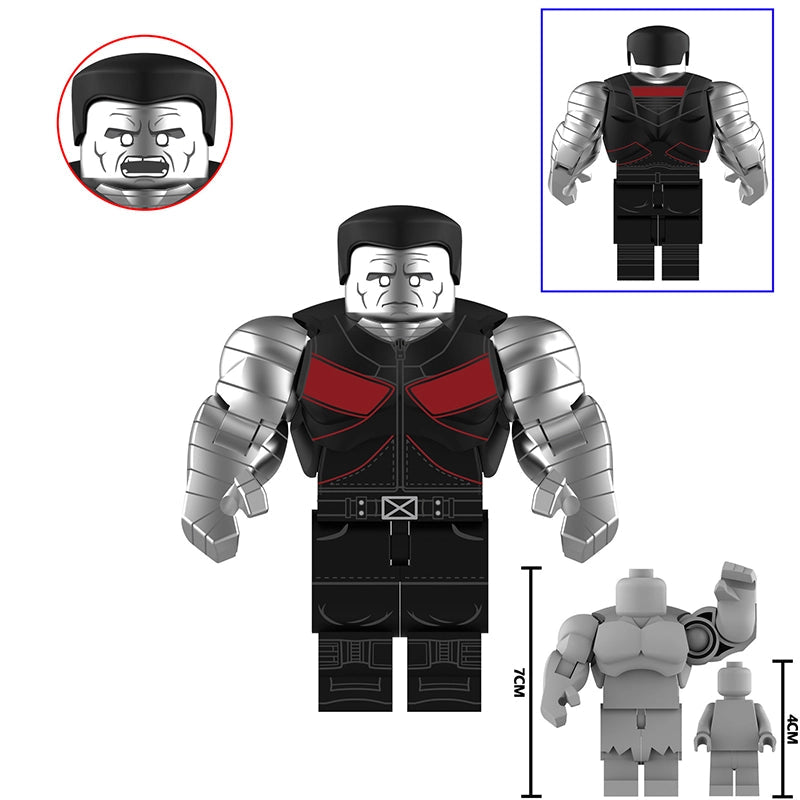 BF363 – Steel-Plated Giant | Custom Brick Figure