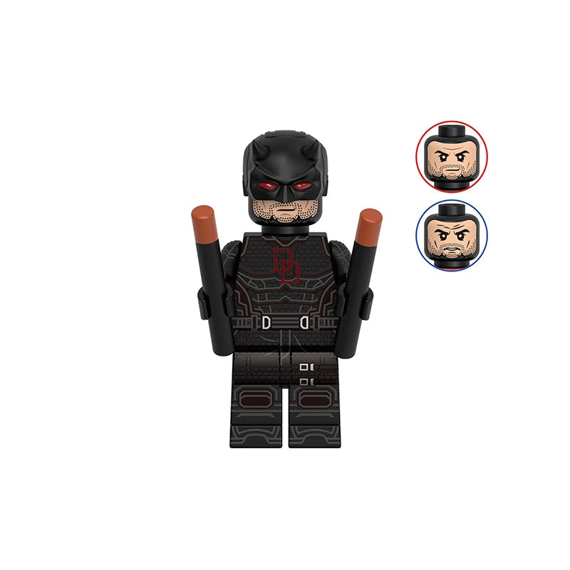 Crimson Rooftop Vigilante (008) | Custom Minifigure