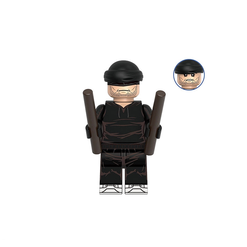 Crimson Rooftop Vigilante (010) | Custom Minifigure