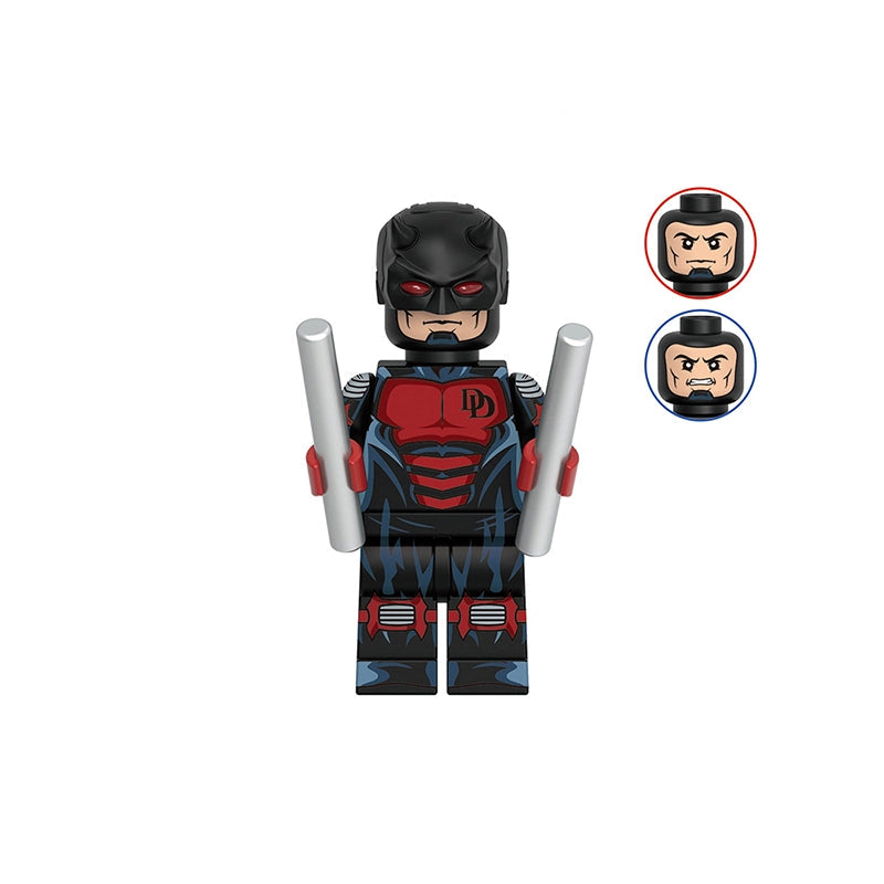 Crimson Rooftop Vigilante (011) | Custom Minifigure